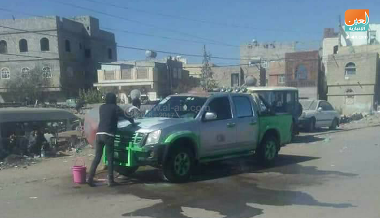 صورة حصرية لبوابة العين من اشتباكات صنعاء