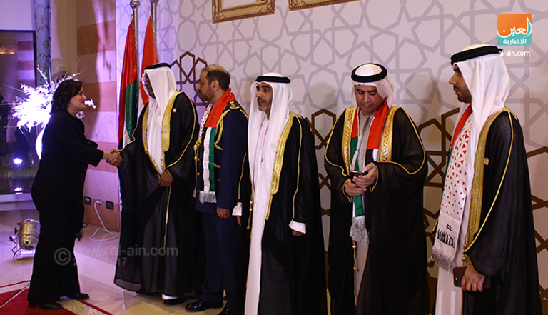 السفير الإماراتي يستقبل المهنئين باليوم الوطني