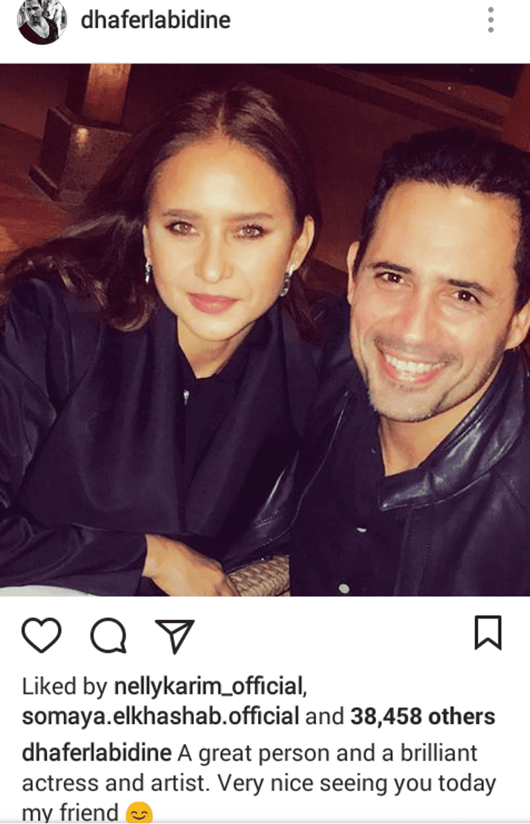 نيللي كريم وظافر العابدين