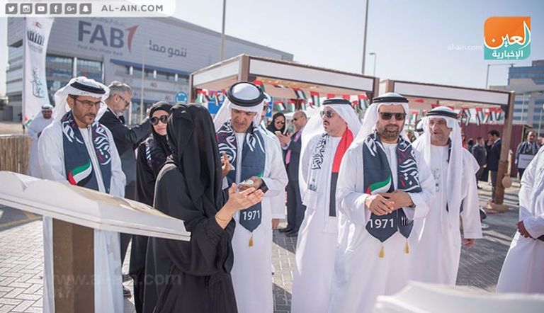 الدكتور علي راشد النعيمي يشهد الاحتفال