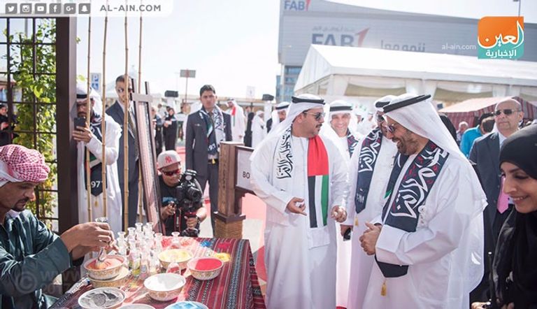 الدكتور علي راشد النعيمي يشهد الاحتفال