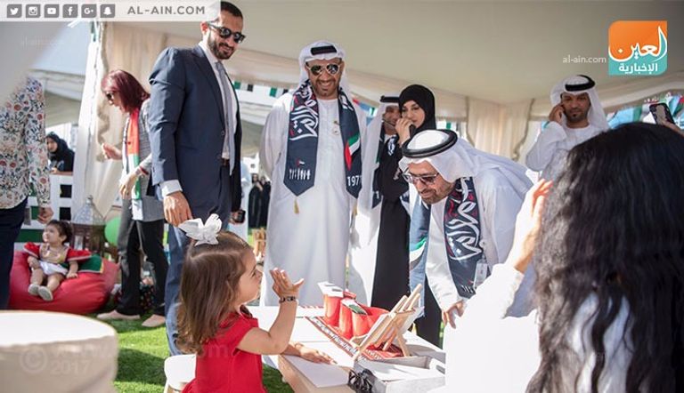 الدكتور علي راشد النعيمي يشهد الاحتفال