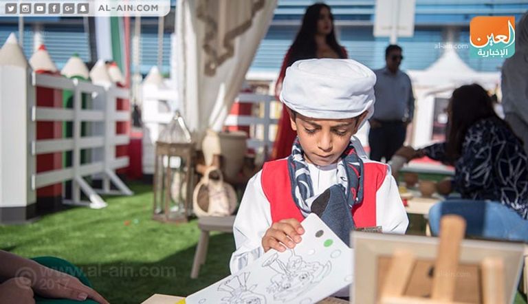 الدكتور علي راشد النعيمي يشهد الاحتفال