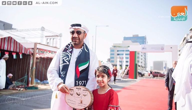 الدكتور علي راشد النعيمي يشهد الاحتفال