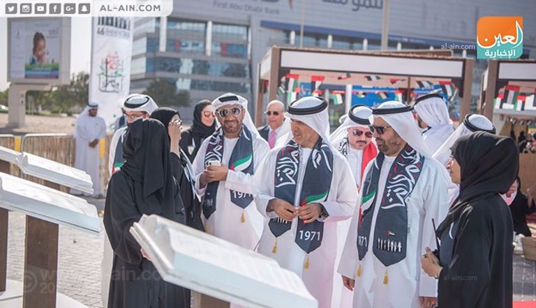 الدكتور علي راشد النعيمي يشهد الاحتفال