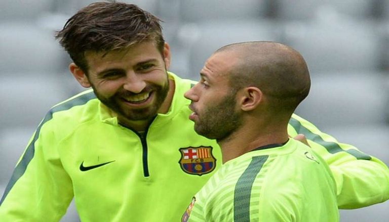 بيكيه - ماسكيرانو  جيرمي ماثيو وليونيل ميسي