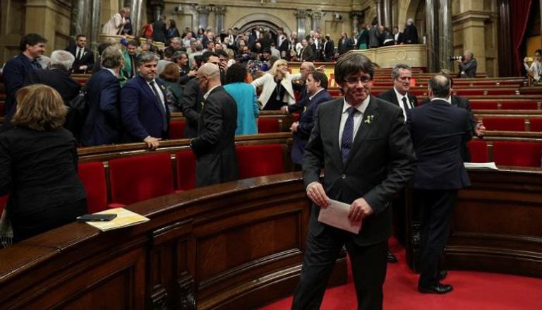 رئيس إقليم كتالونيا المقال كارليس بودجمون