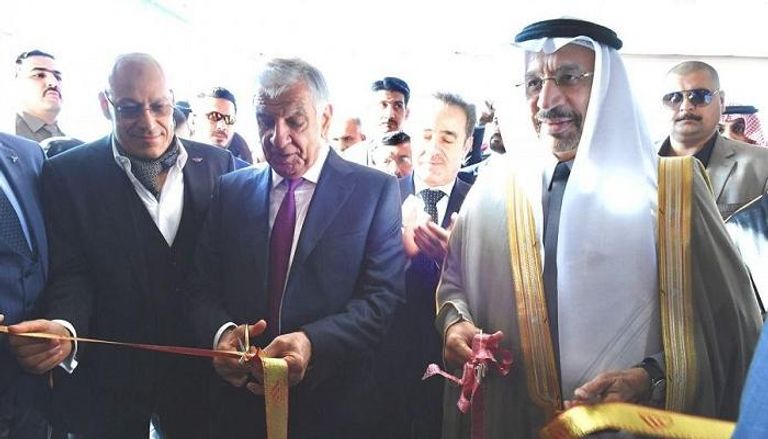 وزير الطاقة السعودي يفتتح معرض البصرة للغاز