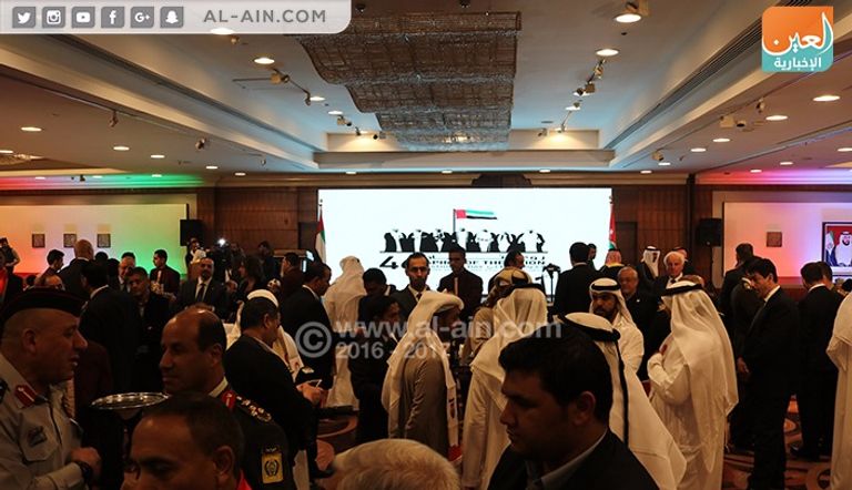 السفارة الإماراتية في الأردن تحتفل باليوم الوطني الـ 46