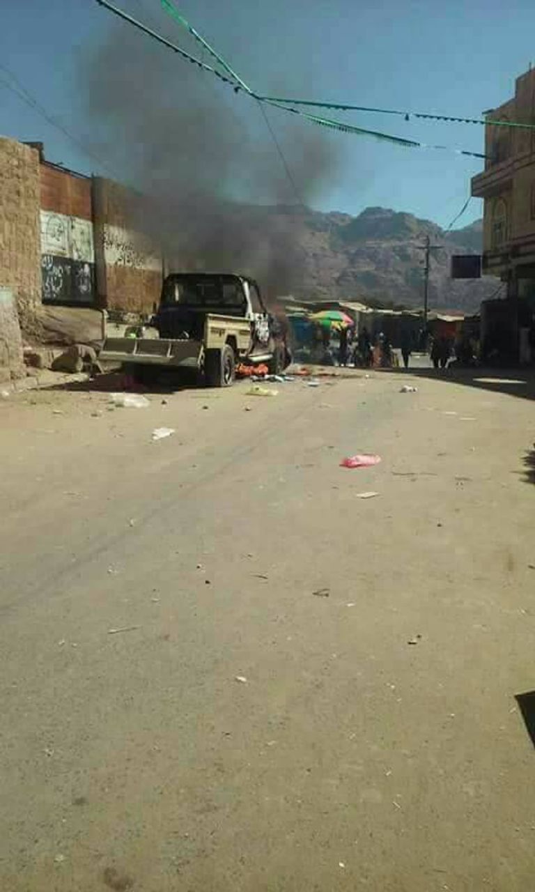 مدرعات عسكرية استعادها المواطنون في المحويت من عصابة الحوثي