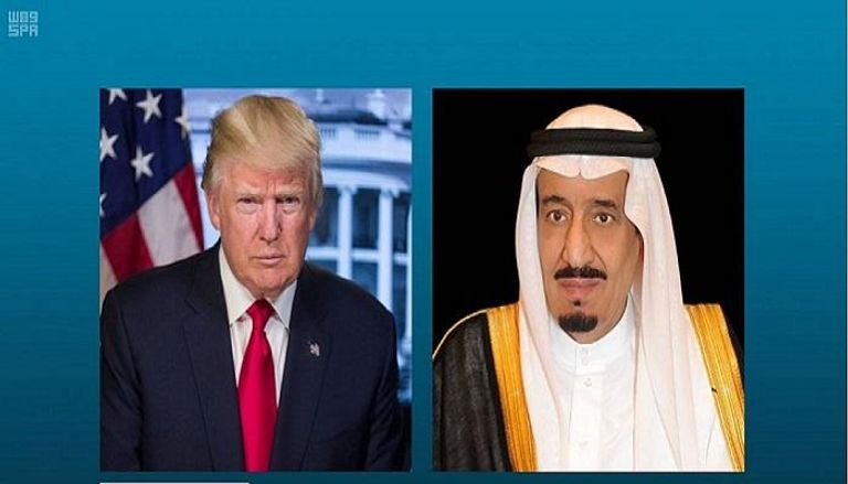خادم الحرمين الشريفين الملك سلمان بن عبدالعزيز آل سعود ودونالد ترامب