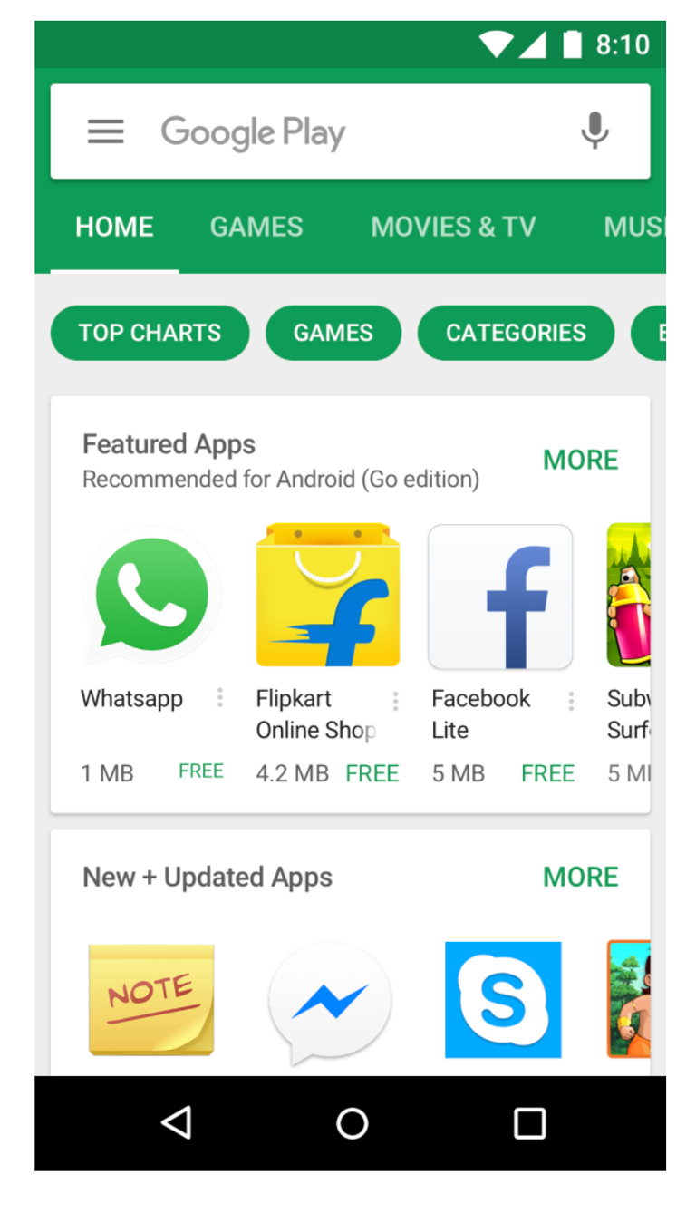 جوجل تقدم نسخة مخففة من نظام التشغيل "أوريو"