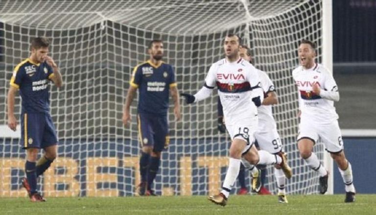 جنوى يعود بفوز صعب من ملعب هيلاس فيرونا 1-0 في الكالتشو 
