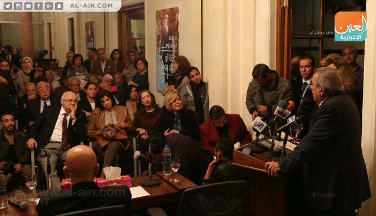 جانب من حفل التوقيع بقصر عائشة فهمي