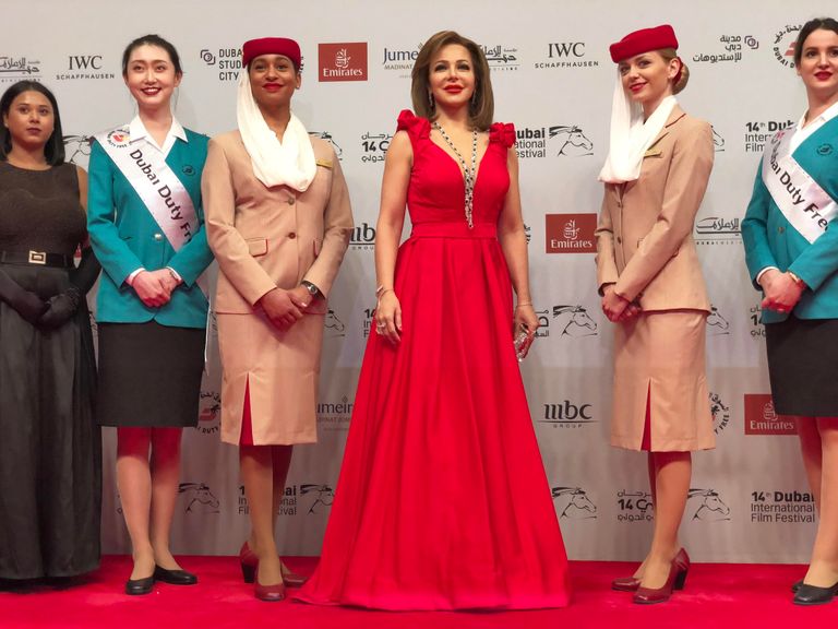 السجادة الحمراء في مدينة جميرا