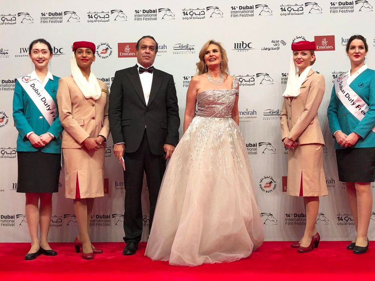 السجادة الحمراء في مدينة جميرا