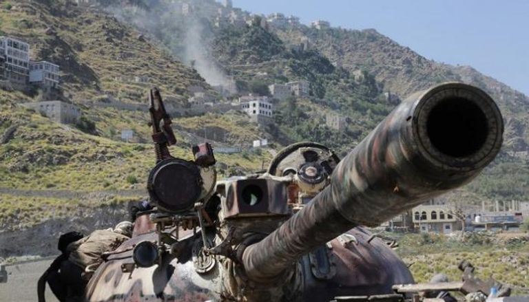 الجيش اليمني في جبهة تعز