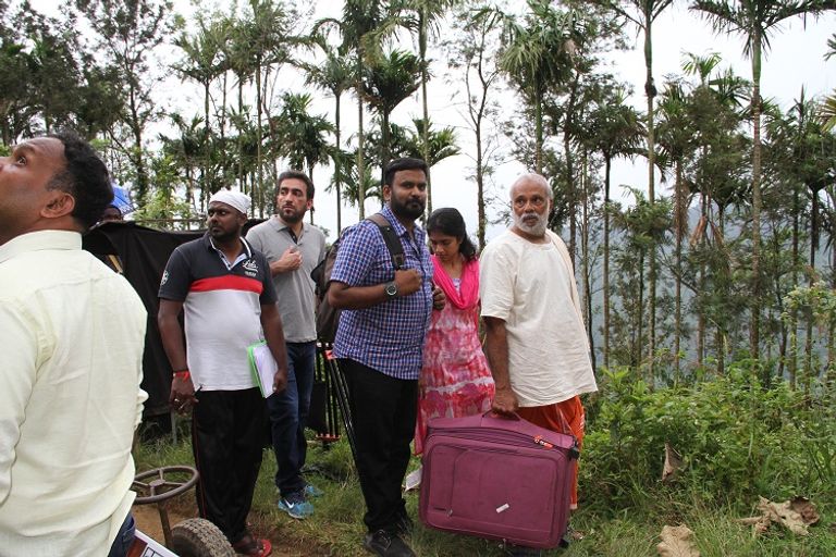 الاستعداد لتصوير أحد المشاهد مجموعة فيلم زيانة