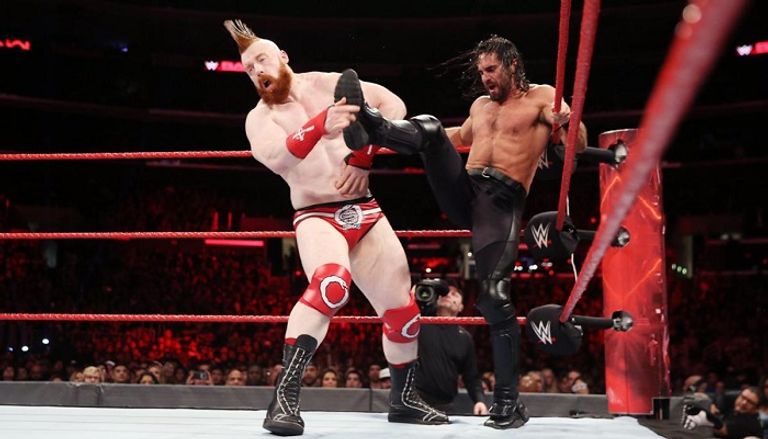 سيزارو وشيموس بعد الفوز