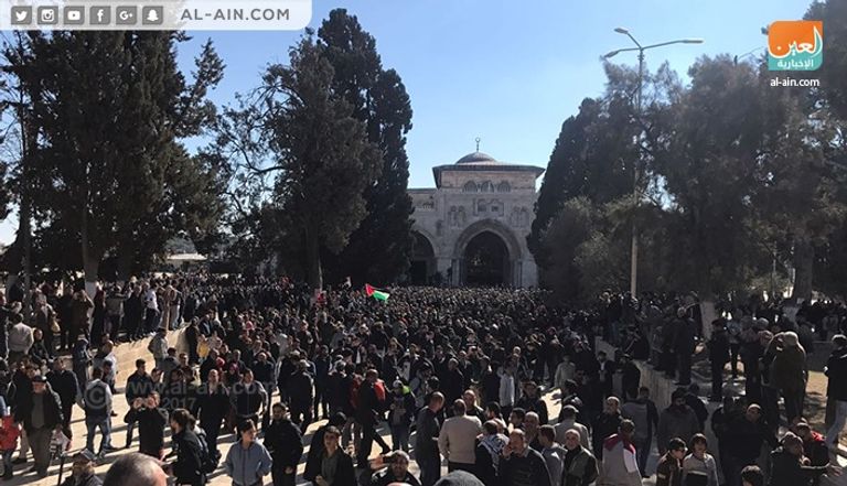 مظاهرات في فلسطين رفضا لقرار ترامب مظاهرات غاضبة على قرار ترامب اعتبار القدس عاصمة لإسرائيل