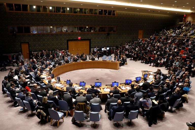 جلسة خاصة فى مجلس الأمن حول القدس مندوب فلسطين بالأمم المتحدة رياض منصور مع نظيرته الأمريكية نيكي هايلي