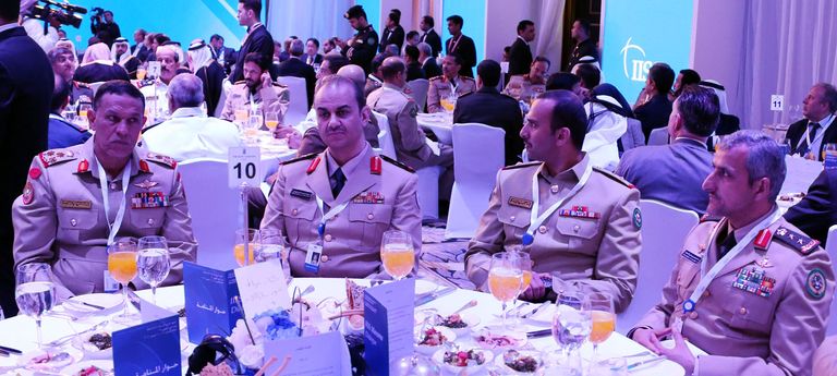 قيادات عسكرية مشاركة في منتدى "حوار المنامة" جانب من منتدى "حوار المنامة"