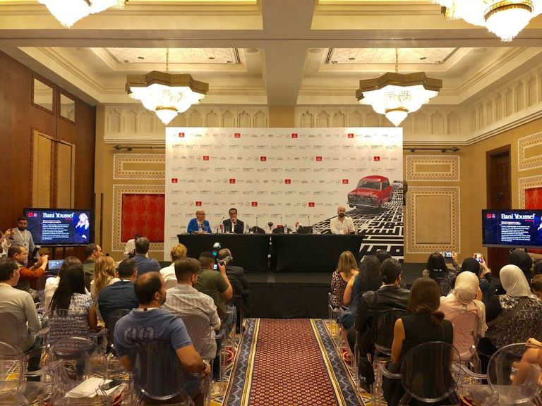 العدل يكشف من منصة دبي السينمائي عن تفاصيل الأعمال الدرامية في رمضان النجمة المصرية شريهان بعد توقيع العقد مع مجموعة العدل جروب