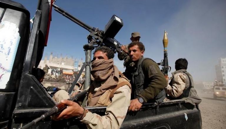 مسلحون تابعون لمليشيات الحوثي في اليمن - أرشيفية