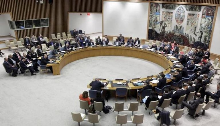 اجتماع لمجلس الأمن التابع للأمم المتحدة