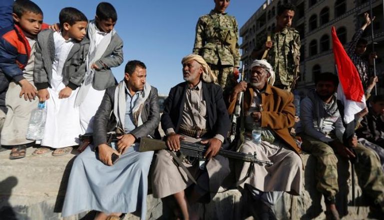 مليشيات الحوثي في صنعاء (رويترز)