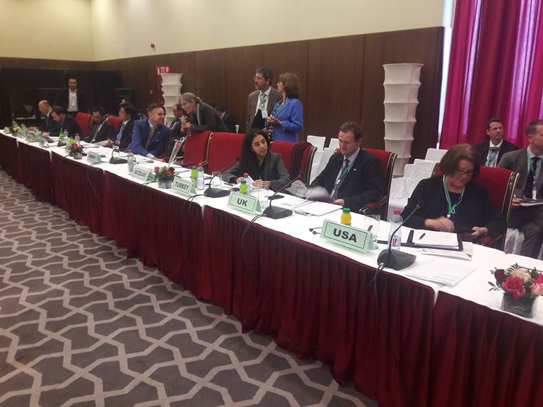 جانب من الندوة الجزائرية بحضور الخبراء الأمنيين