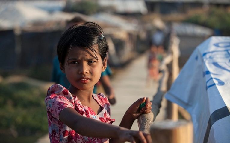 أزمة الروهينجا فتيات من الروهينجا