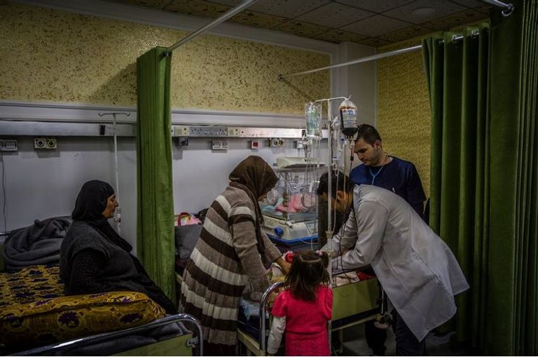 سعادة الجنود بعد الانتصار على داعش في غرب الموصل - أرشيفية