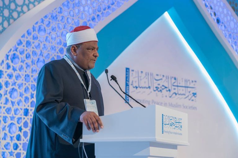 الدكتور عباس شومان، وكيل الأزهر الشريف، في المنتدى