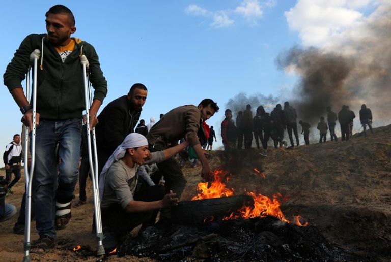 المواجهات فى الأراضي الفلسطينية مستمرة احتجاجا على قرار ترامب