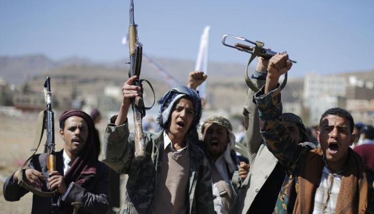 مسلحون بمليشيا الحوثي الإرهابية الموالية لإيران - صورة أرشيفية