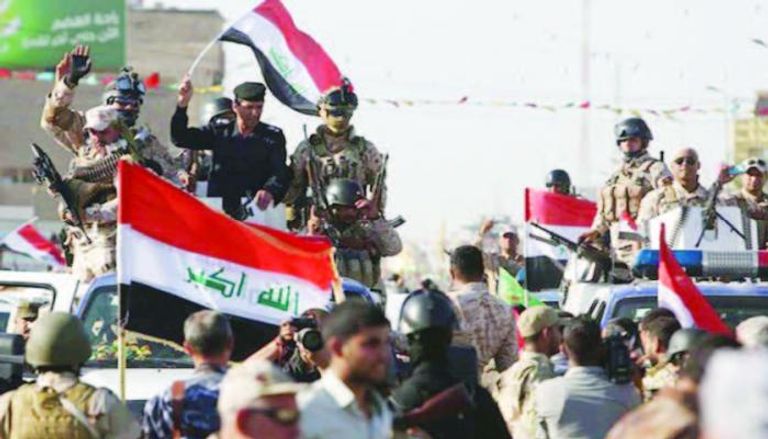 جانب من احتفالات العراقيين بطرد داعش من البلاد