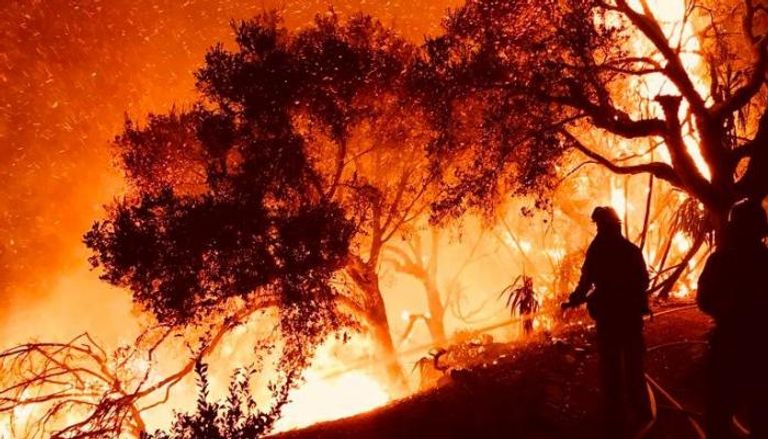 232 ألف فدان أشعلتها حرائق الغابات في كاليفورنيا