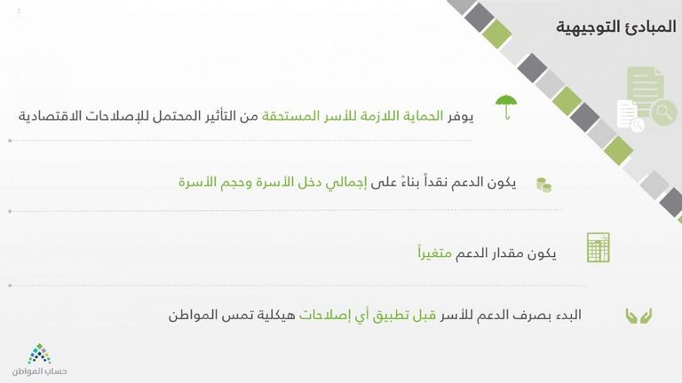 مؤتمر صحفي للإعلان عن سياسات برنامج حساب المواطن