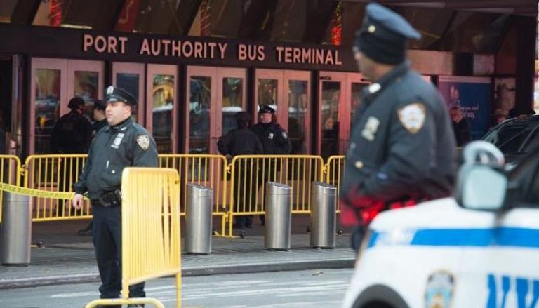 موقع الحادث الإرهابي في مدينة نيويورك