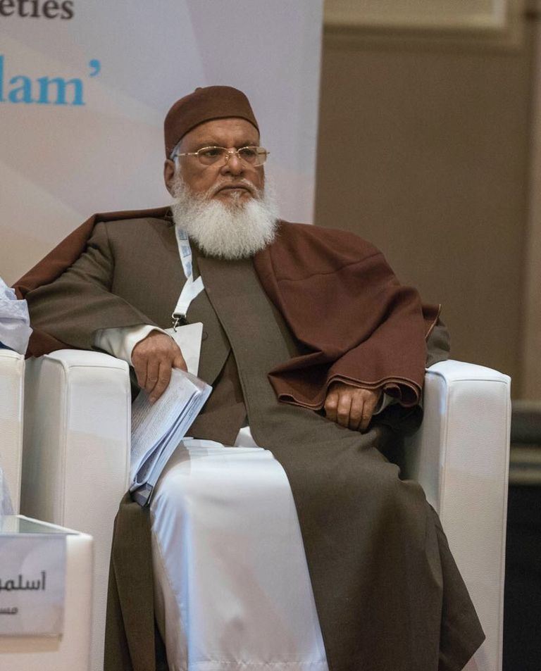 د.محمد رفيع عثماني، مفتي جمهورية باكستان المتحدثون خلال ورشة "الجهاد في خدمة السلام"