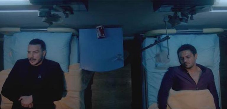 مشهد يجمع بين آسر ياسين وباسل الخياط في مسلسل 30 يوم نجوم دراما رمضان 2018