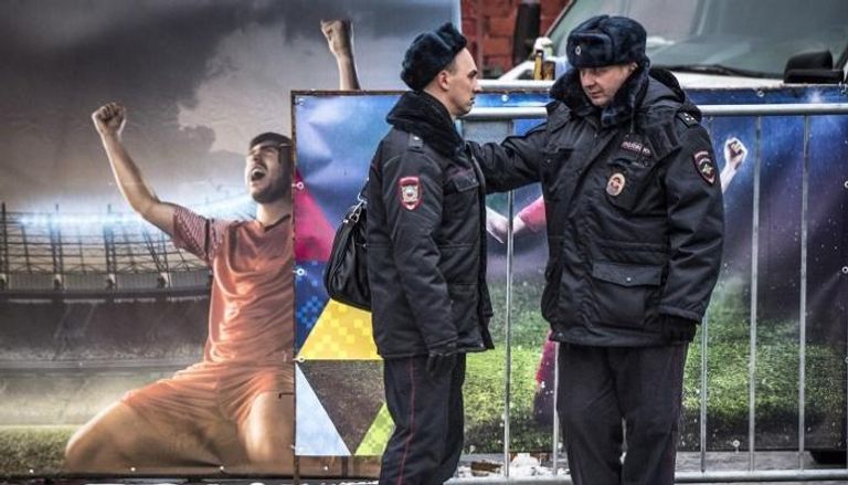 انتشار أمني مكثف للشرطة الروسية قبل كأس العالم وانتخابات الرئاسة
