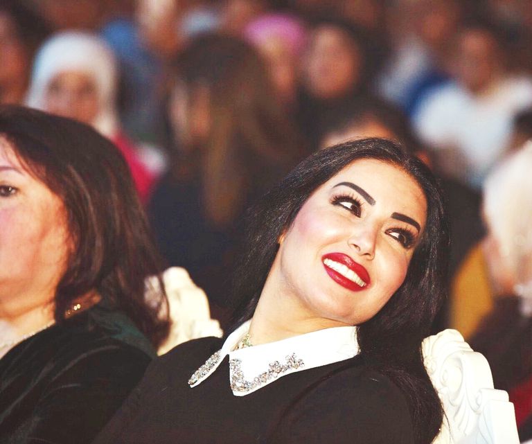 سمية الخشاب لفتت الأنظار خلال الحفل أحمد سعد في وصلة غنائية بالحفل