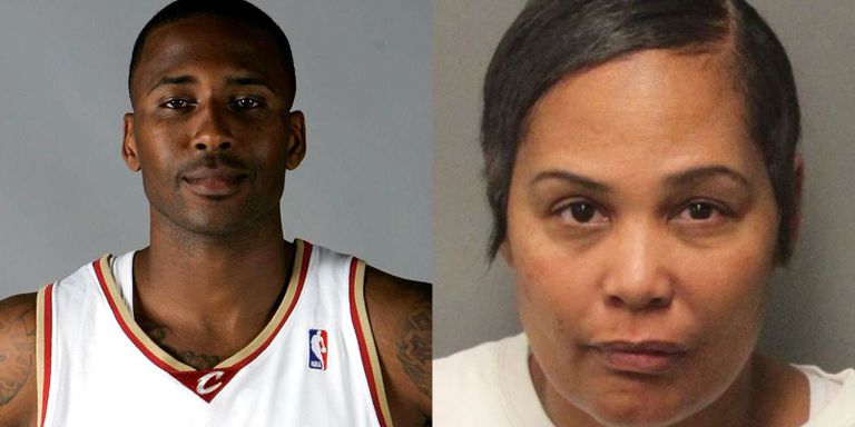 لاعب السلة الأمريكي وزوجته