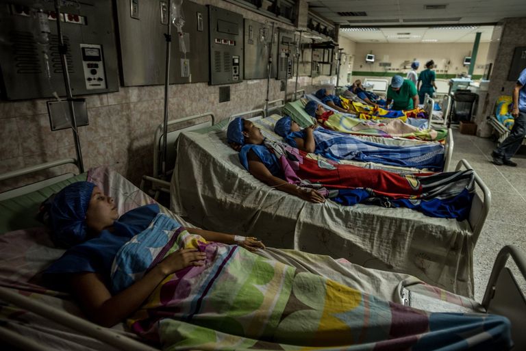 جثمان أحد أطفال فنزويلا قتله الجوع