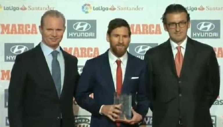 الجناح الأرجنتيني يحصل على جائزة أفضل لاعب في الدوري الإسباني 