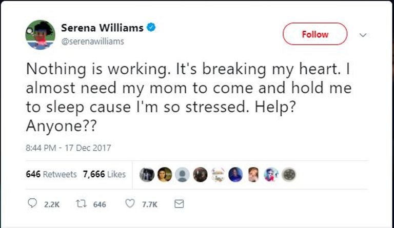 سيرينا ويليامز مع ابنتها