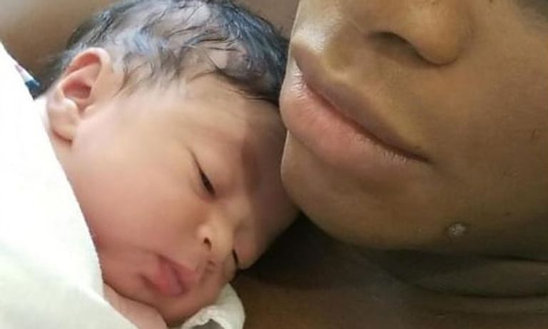 سيرينا ويليامز مع ابنتها