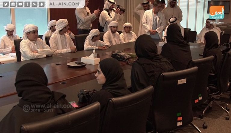 الطلاب تعرفوا إلى الأقسام المختلفة في المستشفى رحلة الاتحاد تزور مستشفى الشيخ خليفة في رأس الخيمة